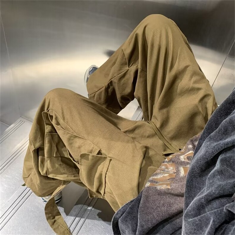 男秋季新款港风休闲裤纯棉工装裤B7109P42,男装休闲裤,星座1116-2