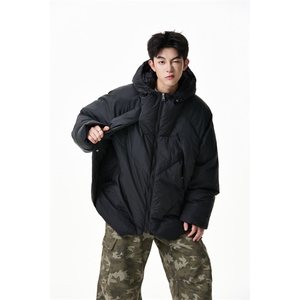 现货！美式解构连帽棉衣加厚复古潮牌面包服 WT2510-P108图片