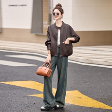 海宁蛋白皮超柔软短款休闲夹克皮衣显高显瘦百搭外套秋女，女装皮衣，跑量工厂店