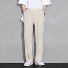 男士冰丝直筒休闲长裤CK0818，男装休闲裤，星座1107