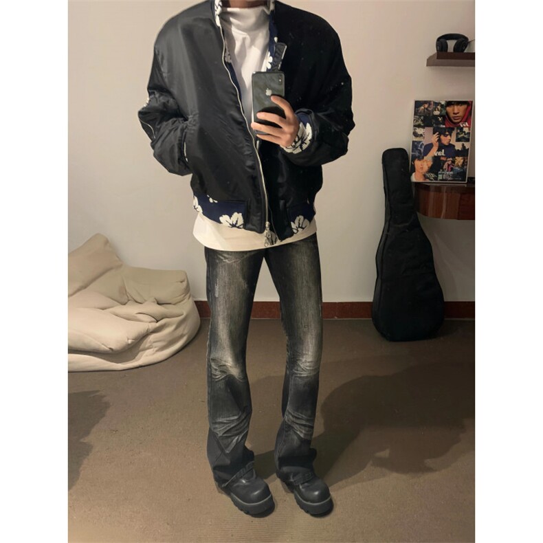 【有货】加棉666CC-特P73常规JK110CC-特P65花卉拼接外套男夹克,男装夹克,星座1007（原301D）