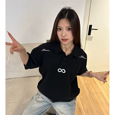 可设48小时支持抖音得物来样二开网眼透气翻领t恤美式短袖POLO衫，男装T恤，电商A486-1