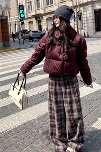 水衣源2767款时尚纯色短款洋气加厚保暖羽绒服女冬季潮品图片