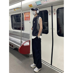 B221 美式街头hiphop宽松户外工装休闲裤子 LK23116-P60 控78图片