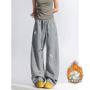 网图曼巴棉450g重磅保暖银狐绒弯刀裤男K24037J加绒-特P55控108
