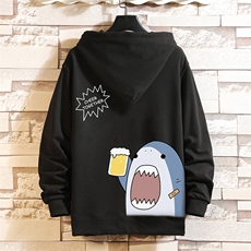 KS21137-P38连帽开衫卫衣男运动外套大码班服砖墙挂拍，男装卫衣，电商A040A
