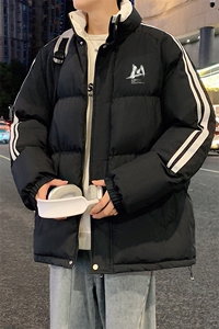 量大优可提供视频冬棉衣立领条纹HD019-1-MF5264-P75图片
