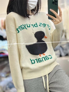 羊毛衫全毛韩小鸭子,其它,M++