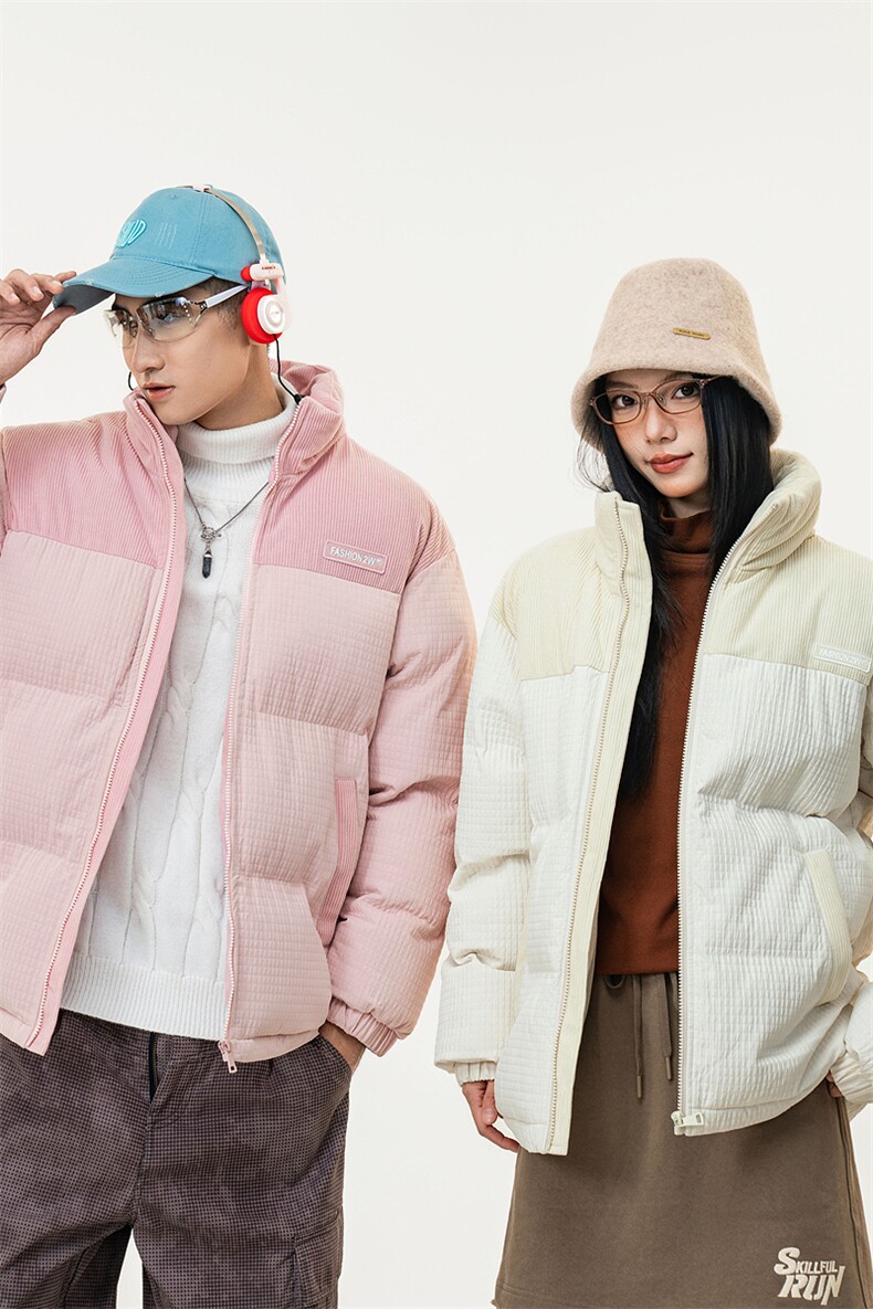 现货新款潮牌棉袄外套玉米格加厚棉衣面包服A436-0899-P80,男装棉衣,电商A436