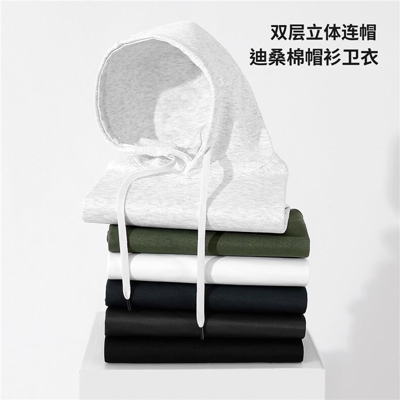 秋冬新款纯色针织连帽套头上衣时尚百搭,女装卫衣/绒衫,宏恒