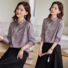 现货民族风上衣女，女装蕾丝衫/雪纺衫，韩派