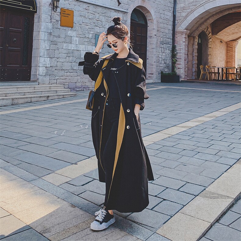 现货新款风衣新款中长款新款浙宝217-2750-155-218,女装风衣,浙宝217