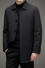 DJ123YR9931钱塘2020-3冬季厚款商务休闲简约翻领男士羽绒服P290，男装羽绒服，钱塘207-3