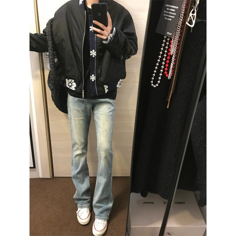 bomber飞行员夹克男短款小众提花外套cleanfit高街vibe美式棒球服,男装夹克,星座1007（原301D）