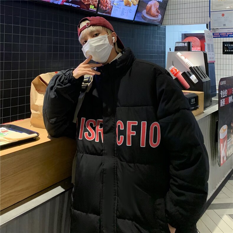 2025冬季新款立领轻薄棉服加厚棉衣外套短款面包服M909,男装棉衣,星座1108