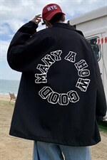 ！22秋季新款宽松大码港风英文圆圈夹克外套JK1652-P50控68，男装夹克，星座508（原C305）