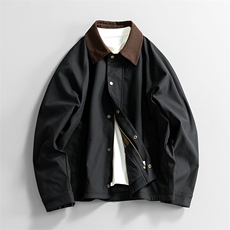 翻领夹克男春季简约宽松潮流百搭上衣服JK268-P78，男装夹克，星座308B-2