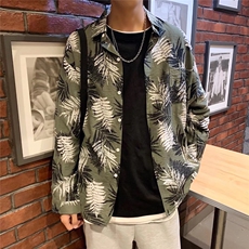 长袖衬衫男港风日系春季韩版潮流帅气衬衣CS11P30，男装衬衫，星座1116-2