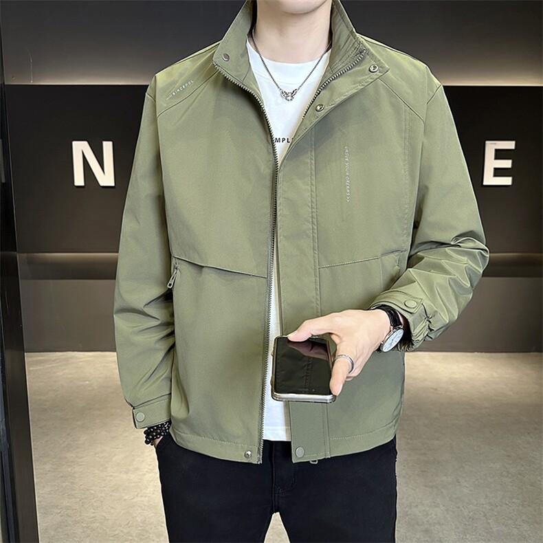 JK991-P752025秋季新款男士牛仔外套时尚百搭青年夹克上衣,男装工装外套,星座507A（原星座306B-2）