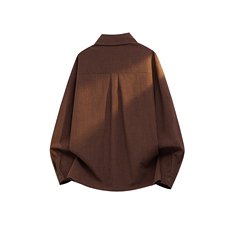 M-5XLCS71096-P38特控78新款长袖老钱风简约衬衫，男装衬衫，电商D232