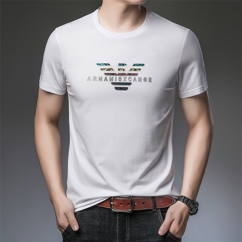 AC3809钱塘2020-3夏季男士精品短袖圆领休闲T恤P48,男装T恤,钱塘207-3