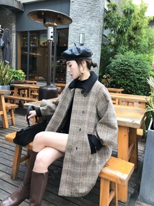 冬季羊毛大衣图片