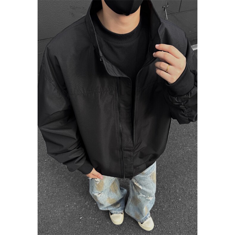 517A-8-Y101-批45高品质美式夹克外景黑墙M-5XL现货，男装夹克，星座517A-8（原B282）