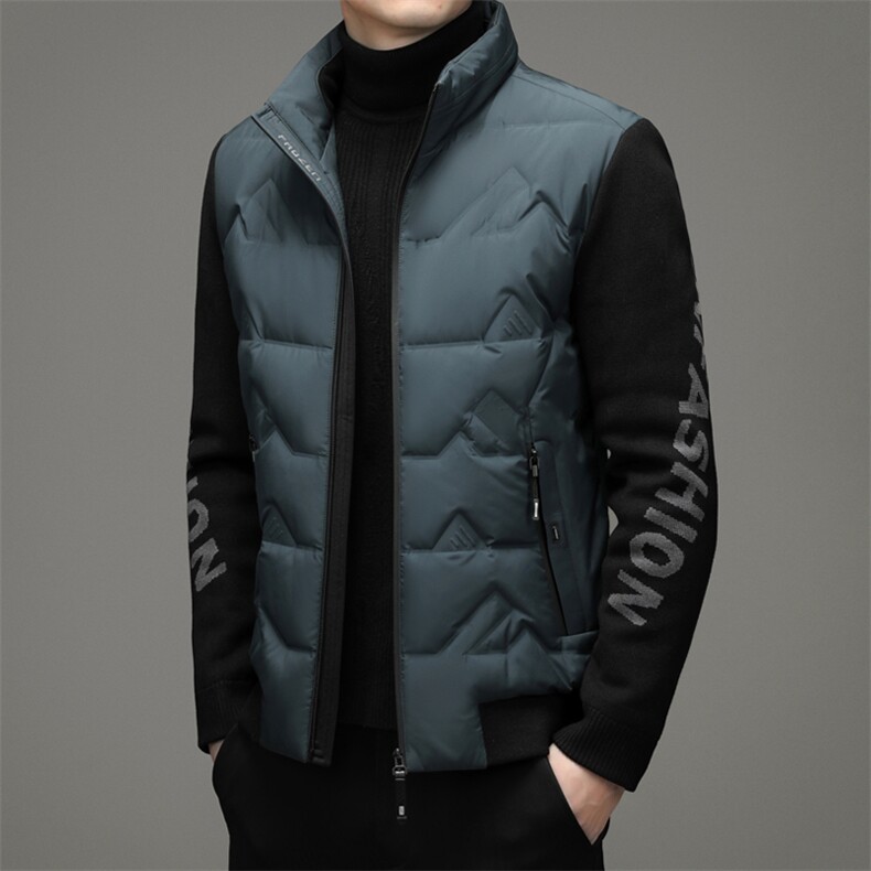 V9161钱塘2020-3羽绒服冬季鸭绒男士冬季外套加厚保暖P190,男装羽绒服,钱塘207-3
