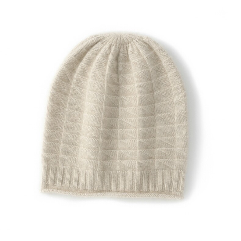 2025时尚百搭新款菱格帽休闲，帽子，朝思纯山羊绒