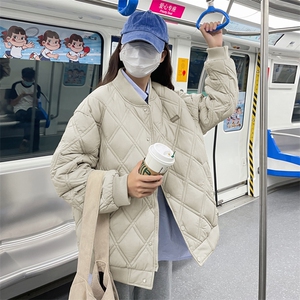 棉服外套韩版短款面包服情侣大码港风宽松羽绒服学生C446-P80图片