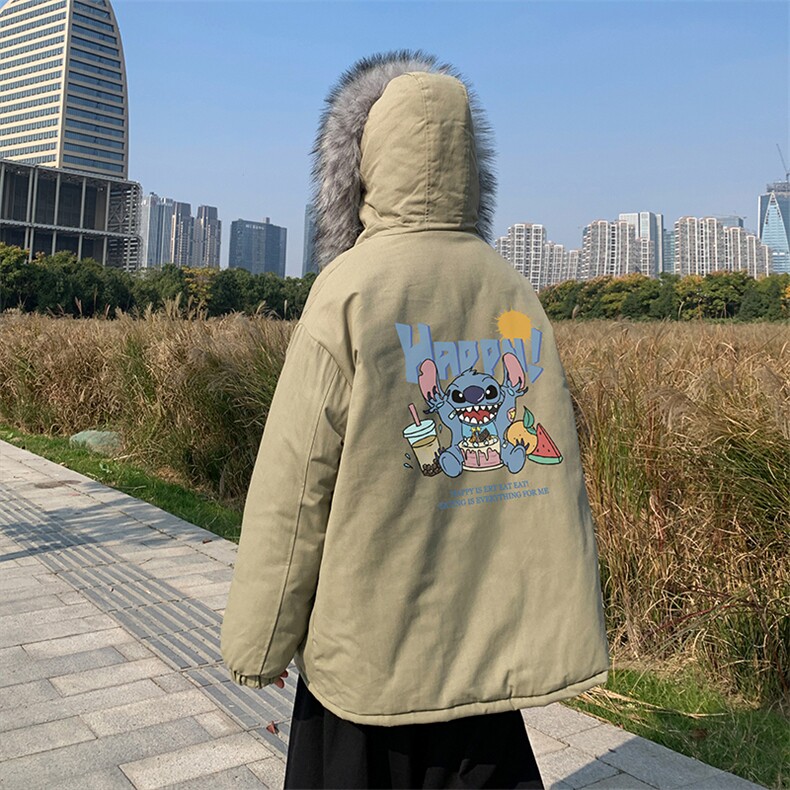 MM48077-P130冬季大毛领棉衣男士大码加厚棉袄男棉服,男装棉衣,电商A040