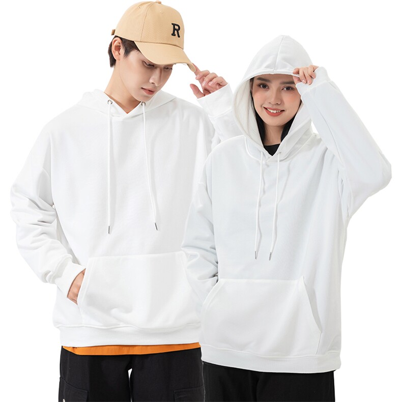 情侣秋季宽松简约百搭上衣男女同款落肩连帽卫衣B343/P19，男装卫衣，星座1905A（原电商B343）