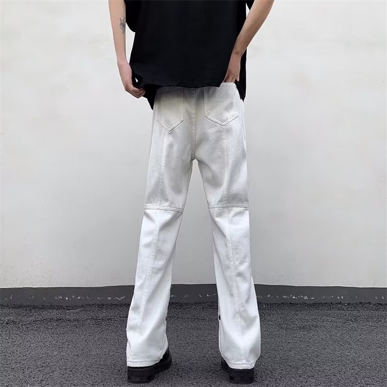 青春流行ins男直筒水洗牛仔裤P45,男装牛仔裤,星座1116-2