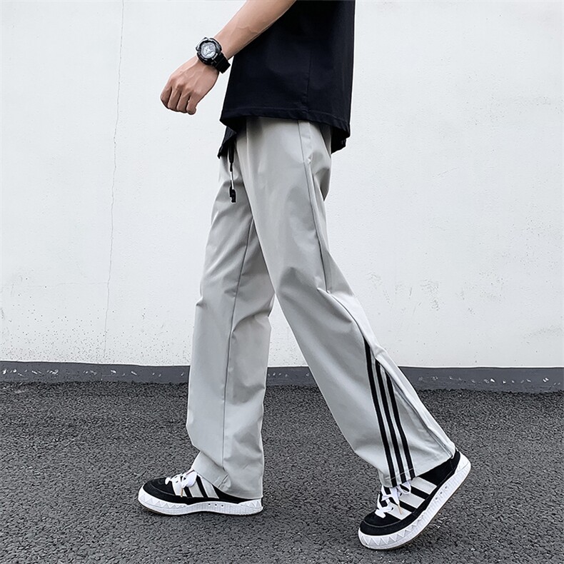 仓库现货DSA059-ZK7927-P55控68高品质直筒裤冰丝速干开衩拉链,男装休闲裤,电商A059