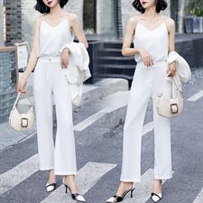 缎面吊带背心女外穿2021新款宽松内搭显瘦无袖上衣女，女装背心吊带，海爱依仁