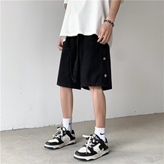 潮流牛仔裤新款短裤日常时尚都市简约男高腰夏季流行慵懒，男装牛仔裤，星座716-2