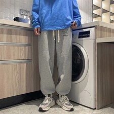 华夫格运动裤男大码抽绳休闲裤卫裤HK78072-P35加绒款P45，男装休闲裤，电商A040
