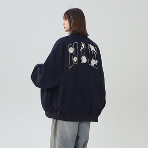 春装现货 重磅刺绣棒球服 XZ609-WT2365-特P90-158图片