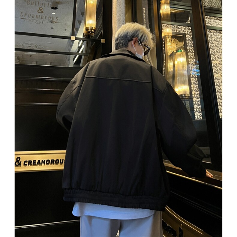 量大优供视频垫肩阿尔法飞行员翻领外套夹克男CP46-特75,男装夹克,电商B371