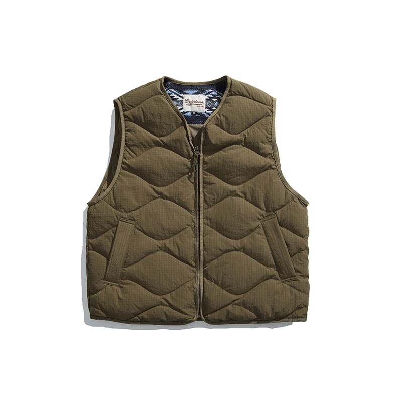 2025冬季新款男日系潮牌白鸭绒羽绒服加厚马甲棉衣YR58-F178,男装羽绒服,电商A101（原外27）