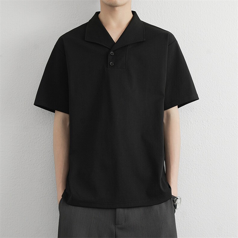高品质翻领polo衫修身体恤上衣服中青年2026夏季男装小衫,男装Polo衫,星座914