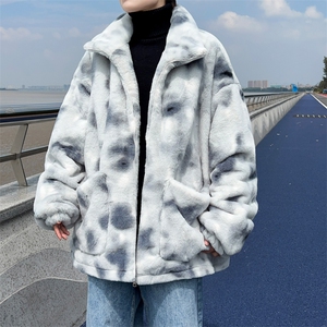 冬季大码男装棉衣加肥加大码胖子保暖棉服外套羊羔毛棉服加厚大码