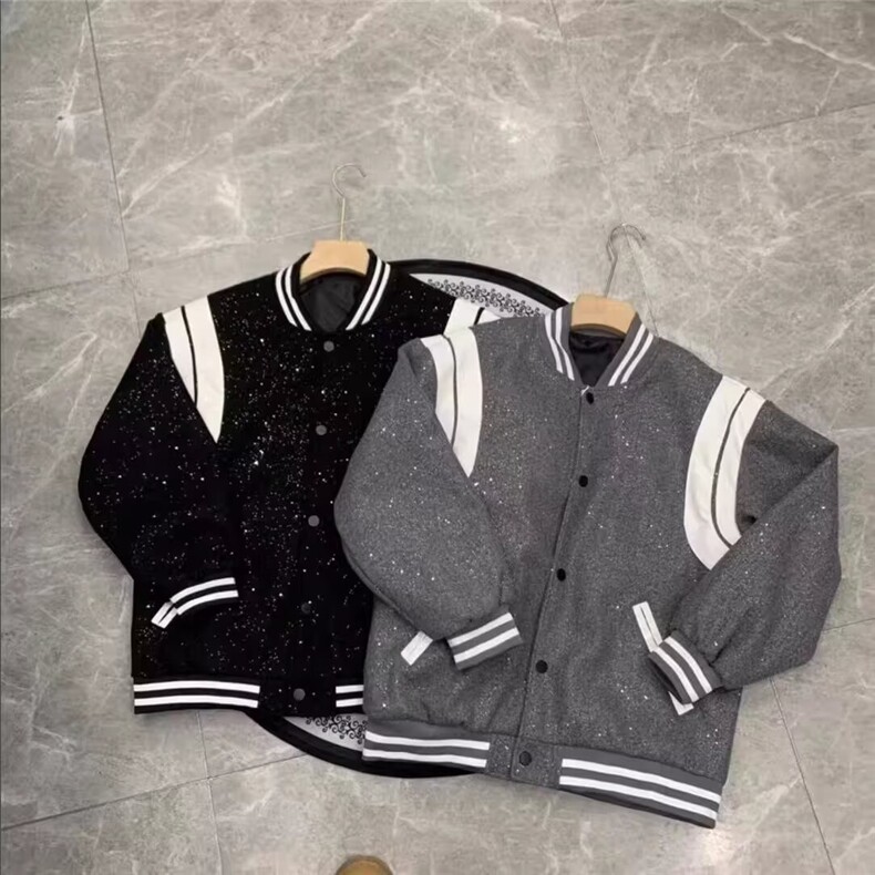棒球服外套男女春季学院风设计感小众洋气拼接夹克上衣HH525P67,男装夹克,星座1013-5