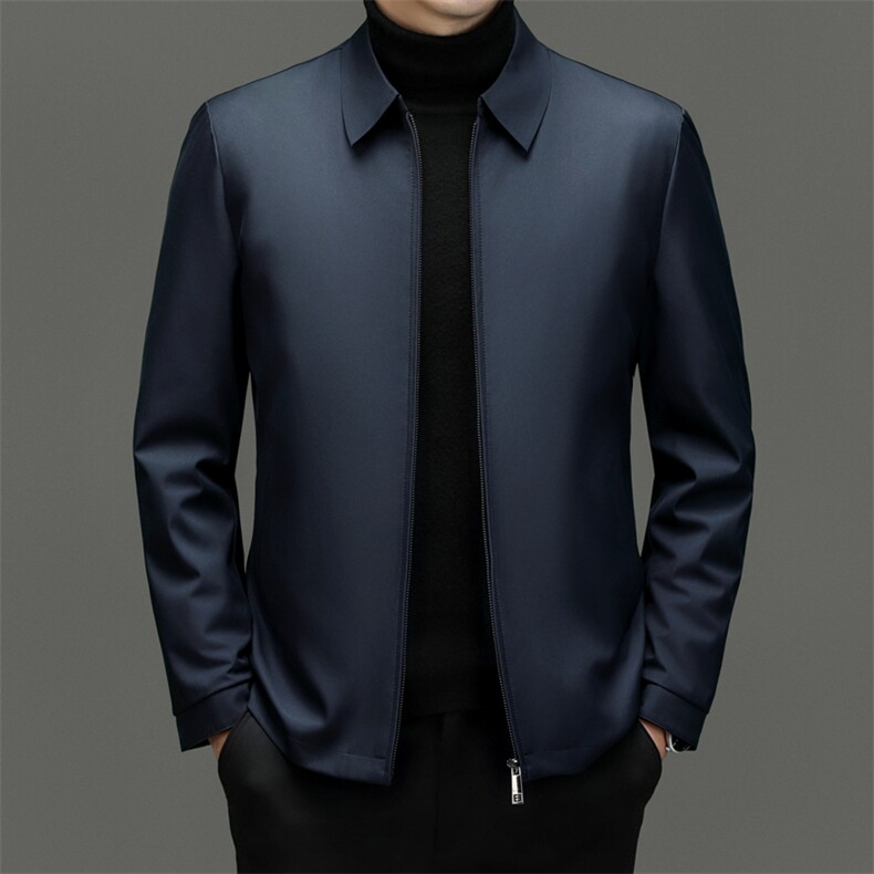 BN23601钱塘2020-2商务简约冬季厚款中年男士85鹅绒羽绒服P215,男装羽绒服,钱塘207-2