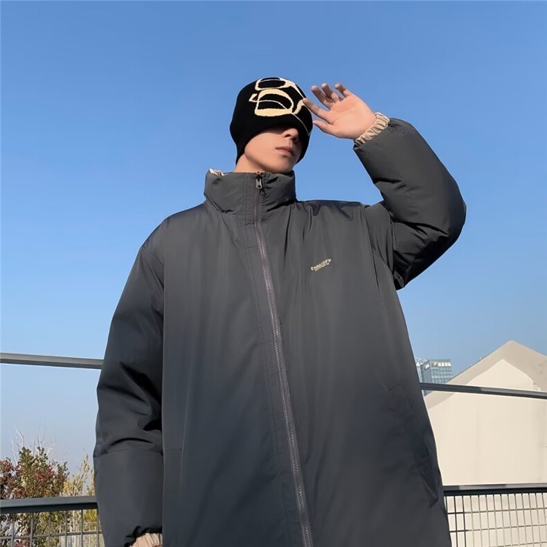 双面穿新款棉衣男冬季棉袄外套韩版潮流面包服YM236P98,男装棉衣,星座1116-2