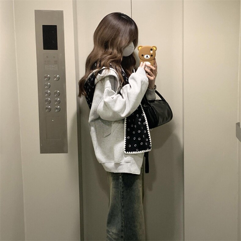 抖音得物品质26春装美式重磅结构斜拉链高领连帽卫衣开衫外套W61,女装短外套,电商A486-1