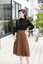 现货-假两件内搭连衣裙，女装连衣裙，依歌贝诺