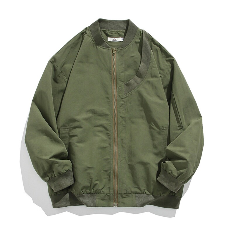 JK0213 P65 限88 潮牌大码宽松设计感棒球领棒球服图片