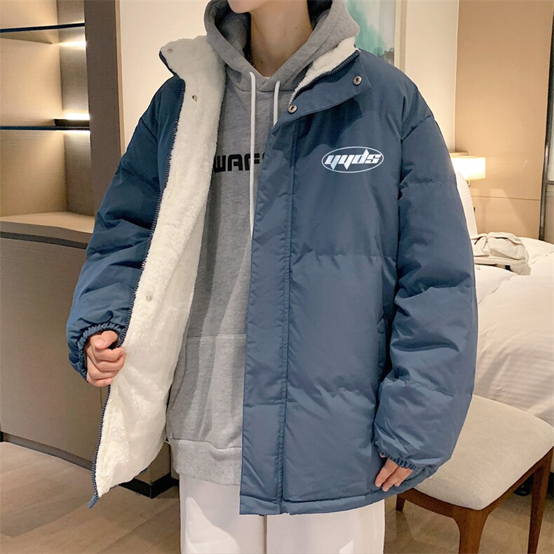 ！2023秋冬新款男士加绒加厚棉衣百搭立领棉服外套MY106特P78图片