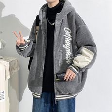 2024冬上新加绒加厚保暖棉衣羊羔绒连帽外套男女989-P110控价158，男装棉衣，电商A441-1